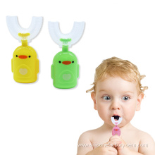 Baby Silicone Toothbrush Soft Brush Head Silicone Toothbrush